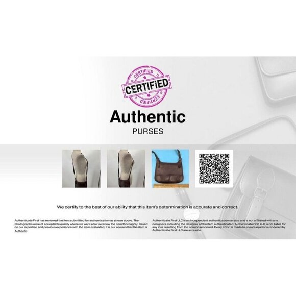 Vintage Coach 9142 Mini Crossbody Bag Brown Glove-Tanned Leather USA - Picture 13 of 14